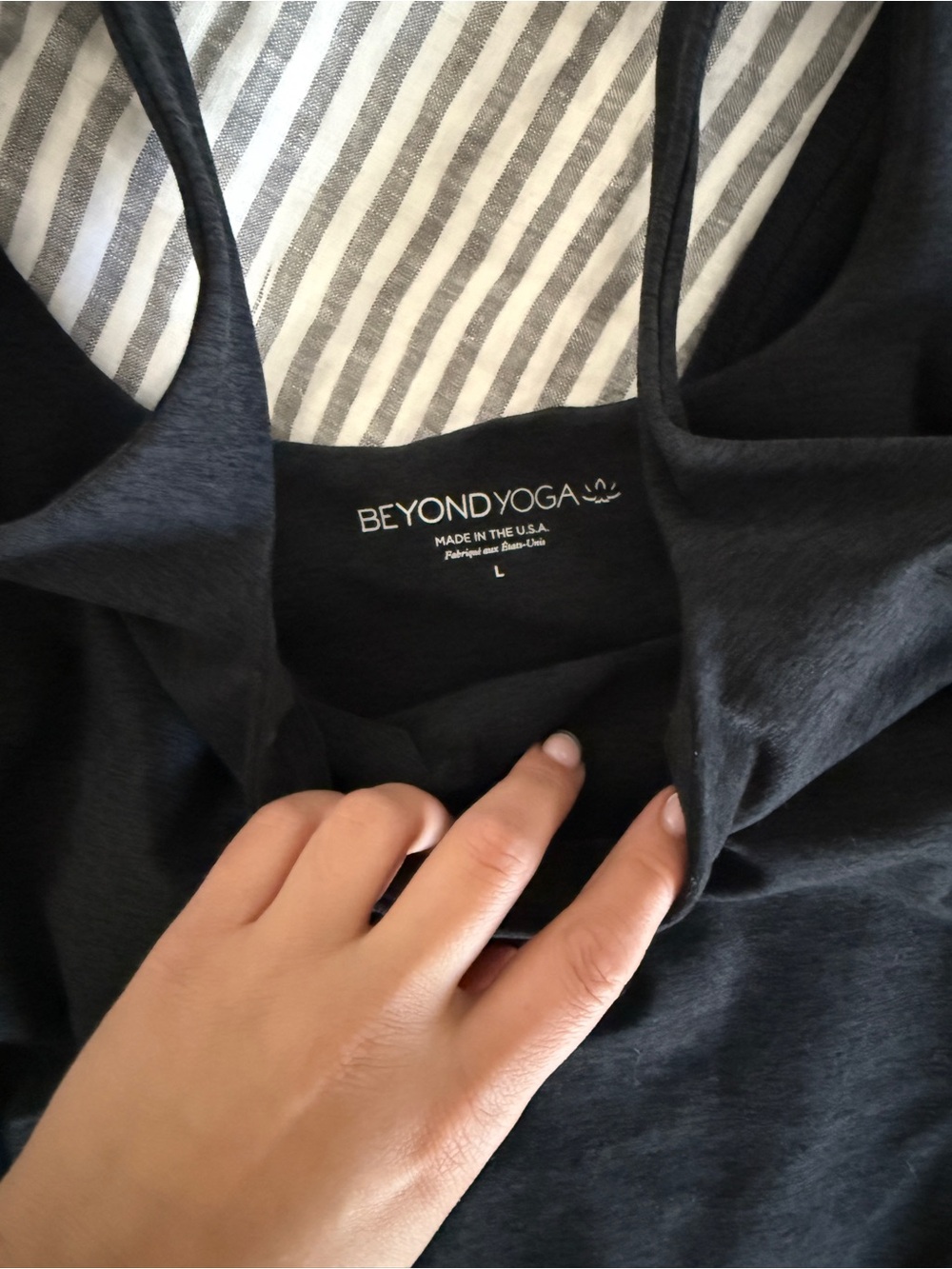 Beyond Yoga Black/Grey Dress - Picture 2 of 3